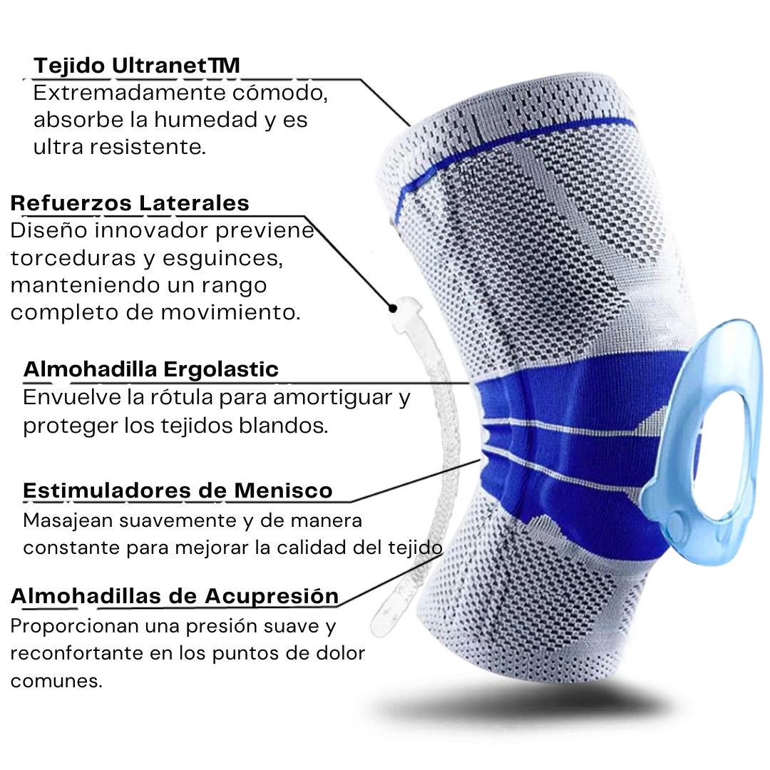 Rodillera de compresión profesional de alta tecnología LegFix