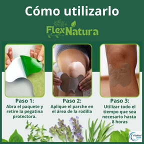 Parches Para El Dolor De Rodilla y Articulaciones FlexNatura