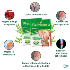 Parches Para El Dolor De Rodilla y Articulaciones FlexNatura