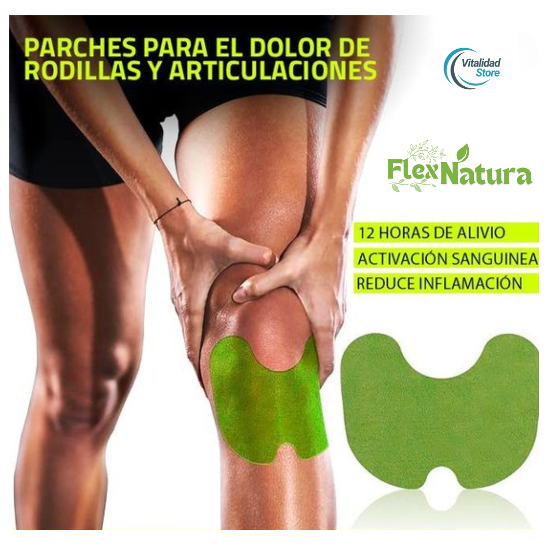 Parches Para El Dolor De Rodilla y Articulaciones FlexNatura