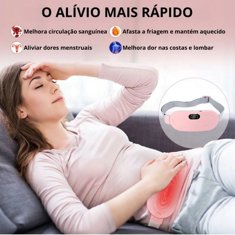 Cinta Elétrica Anti-Cólica - Livre-se das Dores Abdominais!